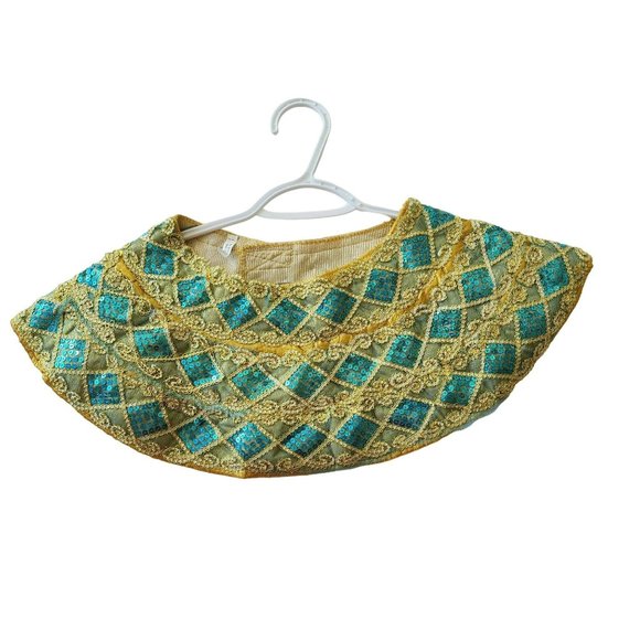 Egyptian Sequin Collar Costume One Size - Picture 2 of 10